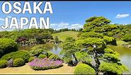 【4K】Japanese Zen Garden Walking tour | Osaka, Japan