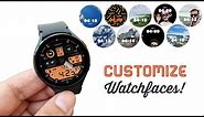 How to Customize Watchfaces on Galaxy Watch 4!
