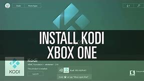 Install Kodi on XBOX One