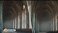 Gothic architecture in Blender - Full tutorial