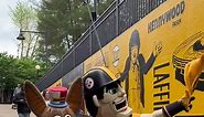 #HereWeGo @Pittsburgh Steelers mascot Steely McBeam helped us open Steel Curtain for the season! Join us this weekend for your first rides. Link in bio for big savings! #steelers #football #rollercoaster #amusementpark #themepark #kennywood #pittsburgh #412 #summer #foryou #fyp #foryoupage #trending #terribletowel