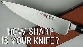 How To Sharpen a Chef Knife with a Stone