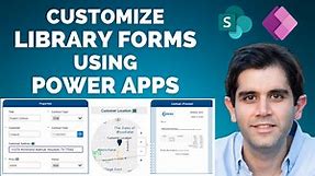 Customize SharePoint Document Library Form using Power Apps