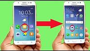 Samsung J1/J2/J3/J5/J7/S7/S8- How To Make App Icons On The Home Screen Smal Or Larger #HelpingMind