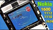 Nokia mobile 1600 1112 1110 2300 2626 not charging program solution