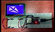 3V3 12864 Graphic LCD Interfaced with ESP32