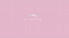 pink cute loading screen || free download || aesthetic loading screen