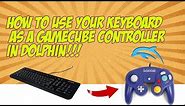 How to Use a Keyboard as a Gamecube controller in Dolphin on a Mac or PC!!! (Working 2017)