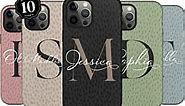 Polka Dots Custom Name Monogram Initial Case, Personalized Case, Designed ‎for iPhone 15 Plus, iPhone 14 Pro Max, iPhone 13 Mini, iPhone 12, 11, X/XS Max, ‎XR, 7/8‎ Multicolor
