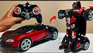 2 in 1 Deformation Convertible RC Robot Car Unboxing & Testing - Chatpat toy tv