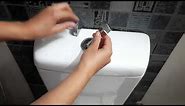 How to open dual flush toilet cistern