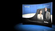 Skyline Exhibits: Mirage Backlit Pop Up Trade Show Display