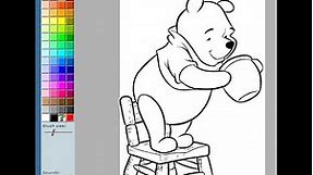 Winnie The Pooh Coloring Pages For Kids - Winnie The Pooh Coloring Pages