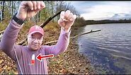 Simple Jig & Bobber Setup Catches SLAB Crappie EASY From The Bank