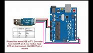 Arduino programming by USB to TTL converter
