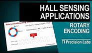 Using Hall-effect position sensors for rotary encoding