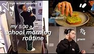 grwm: SCHOOL MORNING ROUTINE🕔(9th grade)