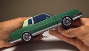 JCARWIL PAPERCRAFT 1981 Pontiac Grand Prix (Building Paper Model Car)