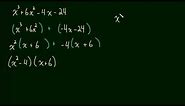 1.5 Factoring a Cubic Polynomial - [ax^3 + bx^2 +cx +d] (Special Case with Grouping)