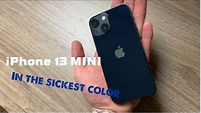 iPhone13 mini MIDNIGHT unboxing, beautiful omg!