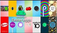 All Android Easter Egg | Android 1 - 13 | Every Version | Evolution