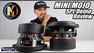 Memphis Car Audio Mini Mojo Sub-Woofers. DEMO and review. 6.5” & 8” Sub boxes Truck Box SPL reading