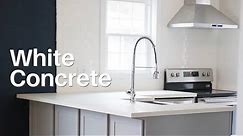 ❄️❄️ How to make WHITE CONCRETE Countertops (GFRC) ❄️❄️