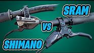 SRAM vs. Shimano Brakes (MTB Disc Brake Ultimate Comparison)