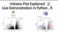 Volcano Plot Explained ​: Live Demonstration in Python , R ​