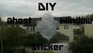 DIY Ghost Window Sticker