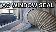 How To Install Portable Air Conditioner Casement Window Seal From The Inside Of The Apartment?