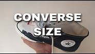 HOW TO KNOW YOUR CONVERSE SIZE