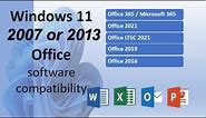 Microsoft Office Comparison: 2007 or Wait for 2013 || best application work office 2007 and 2013 use