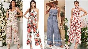 How to look young and Gorgeous in this Floral printed Jumpsuit/ Shein Jumpsuit Dresses/ Jumpsuit