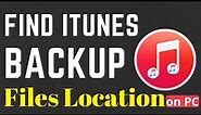 How to remove iphone Backup from Pc| Where is my iphone backup stored on my pc?|backup Files Folders