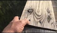 How To Properly Install Pressure Treated Wood Deck Boards.