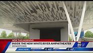 White River State Park park new amphitheater almost complete