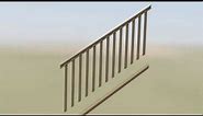 How to Install Baluster on Deck Stairs
