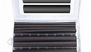 27pcs 3:1 Dual Wall Adhesive Heat Shrink Tubing Kit, 3 Large Sizes (Diameter): 3/4, 1/2, 1/4-inch, Marine 7-inch Long Cable Wire Sleeve Tube Assortment with Storage Case for DIY by MILAPEAK (Black)