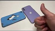 iPhone XR to iPhone 12 Purple with square edges