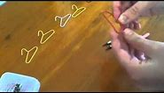 How to make paper clip hangers