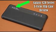 Official Samsung Galaxy S20 Series S-View Flip Cover Case Review