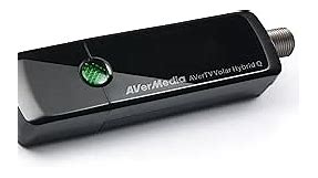AVerMedia AVerTV Volar Hybrid Q, USB TV Tuner, ATSC, Clear QAM HDTV & FM Radio, Supports Windows 10 (H837)
