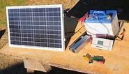 How to build a basic portable solar power system -camping,boating,off grid living-