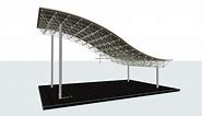 ARCHICAD TRUSS : Membuat Space Frame Lengkung - Curved Surface [MORPH]+ Atap Lengkung {SHELL}