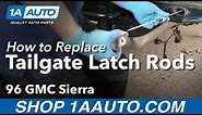 How to Replace Tailgate Latch Rods 88-00 GMC Sierra K1500