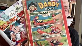 Beano And Dandy Comic Books Review Collection Tour (40s, 50s, 60s, 70s etc) UK Comics
