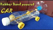 How to make a Rubber Band powered Car - Air Car