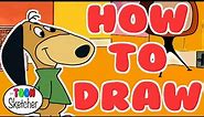 How To Draw Augie Doggie From The Quick Draw McGraw Show