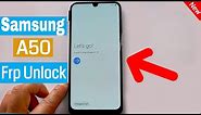 Samsung A50 Frp Unlock Bypass Google Protection Lock Android Pie